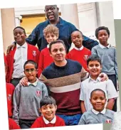  ??  ?? Inspiring: Steve McQueen (top) at Tate Britain with pupils