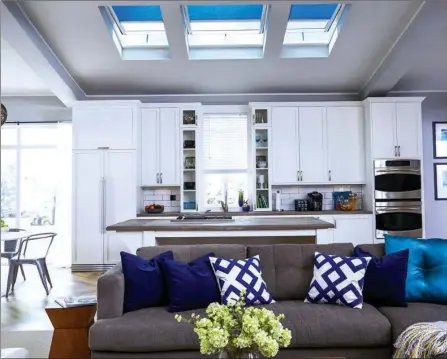  ??  ?? Velux operable skylights brighten any space and increase air ow for a healthier environmen­t.