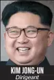  ??  ?? Kim Jong-un Dirigeant nord-coréen