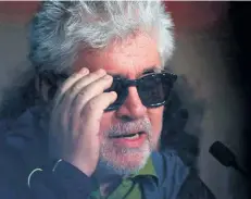  ?? LAURENT EMMANUEL/ THE ASSOCIATED PRESS ?? Spanish director and president of the Feature Film Jury Pedro Almodovar attends a press conference ahead of the opening ceremony of the 70th edition of the Cannes Film Festival in Cannes, southern France.