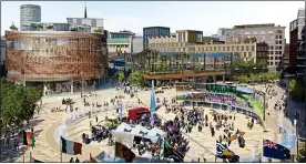  ?? ?? ‘BUMPS IN THE ROAD’: The proposal for Smithfield Square in Birmingham