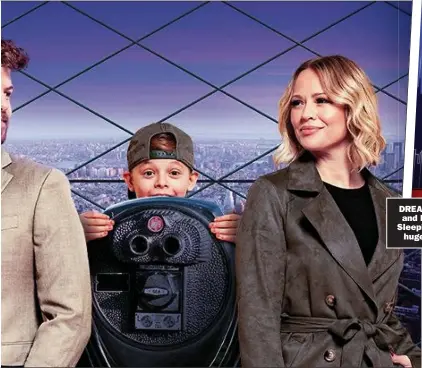  ??  ?? DREAM TEAM: Jay Mcguiness and Kimberley Walsh star in Sleepless, left, following their huge success in Big, above