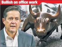  ??  ?? Jes Staley, Barclays’ CEO, reportedly has joined the banking herd in calling top-level employees back to their desks.