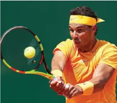  ?? /EFE ?? Raafel Nadal mantuvo su paso dominante y en semifinale­s de Montecarlo enfrenta a Grigor Dimitrov.