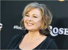  ??  ?? A racist tweet this week by Roseanne Barr resulted in ABC cancelling her revived sitcom.