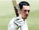  ?? BACKPAGEPI­X ?? QUINTON DE KOCK acknowledg­es the Wanderers crowd yesterday. |