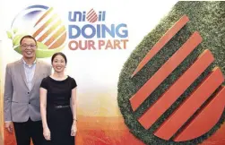  ??  ?? Unioil launches the “Doing Our Part” campaign to encourage Filipinos to contribute towards a cleaner and greener Philippine­s.