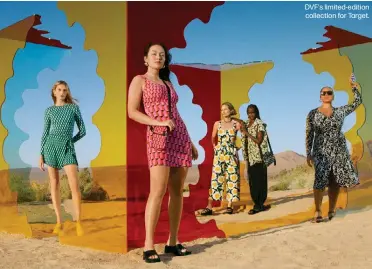  ?? ?? DVF's limited-edition collection for Target.