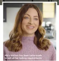  ??  ?? Alix’s kitchen has been tailor-made to suit all her baking requiremen­ts