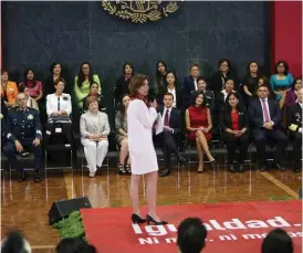  ??  ?? Belén Sanz, Representa­nte de ONU Mujeres en México.