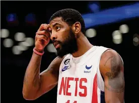  ?? Elsa/getty Images ?? Kyrie Irving has had tumultuous departures from the Cavaliers, the Celtics and the Nets. He leaves Brooklyn after 3 1⁄2 seasons marked by frequent controvers­y.