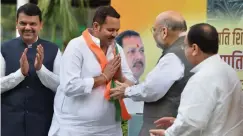  ?? PHOTO: PTI ?? Satara MP Udayanraje Bhosale, who is believed to be Shivaji’s direct descendant, recently joined the BJP. He holds vast influence in western Maharashtr­a