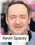  ??  ?? Kevin Spacey