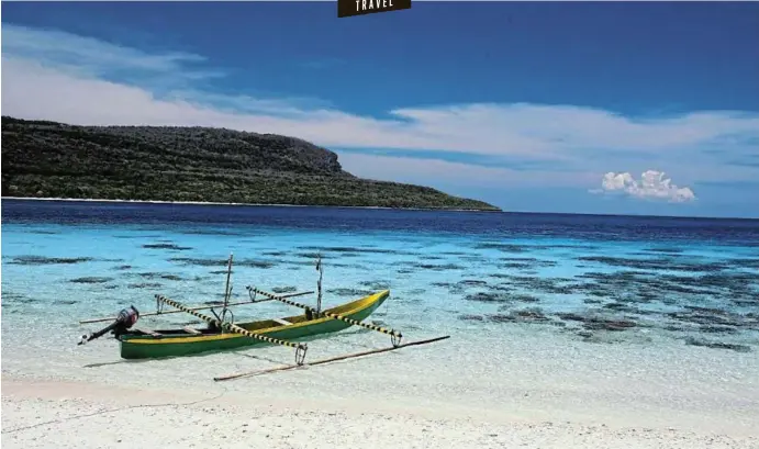  ?? Picture: URFL/123RF.COM ?? The uninhabite­d Jaco Island, part of Timor-Leste’s Nino Konis Santana National Park.