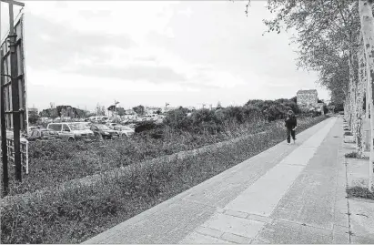  ?? Foto: GEMMA ANDREU ?? Uno de los espacios elegidos se encuentra entre Vives Llull y la zona de desarrollo de Santiago.