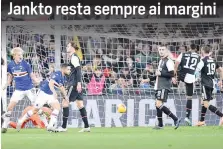  ?? LAPRESSE ?? Gianluca Caprari dopo il gol che porta la Samp sull’1-1