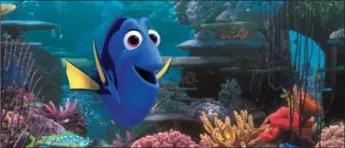  ?? PIXAR, ?? In a season when many sequels bombed, Finding Dory, excelled (No. 1 in domestic box office) mainly due to the talented Ellen DeGeneres who voiced the title character.