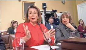  ?? AP ?? Rep. Nancy Pelosi, D-Calif., sought protection­s for immigrants.