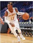  ?? FOTO: KIRKLAND/DPA ?? Dennis Schröder ist der Anführer bei den Atlanta Hawks.