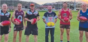  ?? ?? An AFL Masters game will take place on Saturday between Townsville and Whitsunday­s. Picture: Facebook