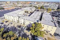  ?? LANDSBERGE­R/ THE OKLAHOMAN] ?? The Oklahoma City Housing Authority's The Tower Apartments, 135 NW 9, is targeted for demolition and redevelopm­ent as part of a strategic plan to overhaul the city's public housing. [CHRIS