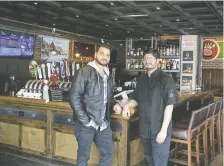  ?? ?? Masala Lounge and Grill is owned by Pradeep Singh, left, who takes care of the front of the house, and chef Mahavir Singh.