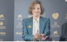  ?? EFE ?? SIGOURNEY WEAVER. La actriz se confesó fan del cine de España.