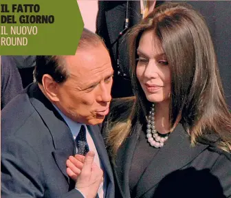  ??  ?? Silvio Berlusconi e Veronica Lario si sono sposati il 15 novembre 1990, hanno divorziato nel 2014