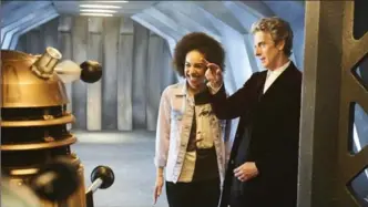  ?? BELL MEDIA ?? Pearl Mackie and Peter Capaldi star in the new season of “Doctor Who” which airs next year.