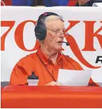  ??  ?? September: Mike Roberts, the longtime voice of the Lobos, dies at age 83.