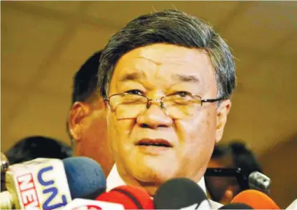  ?? SUNSTAR FILE ?? RESIGNED. Former justice secretary Vitaliano Aguirre II’s resignatio­n and his replacemen­t by Menardo Guevarra is followed by a statement of President Rodrigo Duterte that another government executive will be kicked out. /