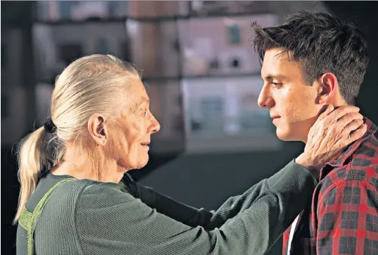  ??  ?? Truthful performanc­es: Vanessa Redgrave and Samuel H Levine in The Inheritanc­e