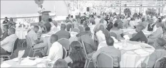  ?? (Ministry of the Presidency photo) ?? The President addressing the luncheon