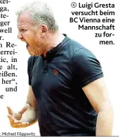  ?? Foto: Michael Filippovit­s ?? Luiui Gresta versucht beim BC Vienna eine Mannschaft zu formen.