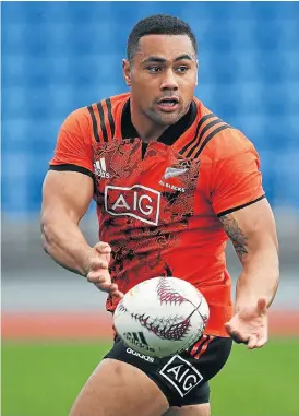  ?? /Phil Walter/Getty Images ?? Big moment: Ngani Laumape will make his first start for the All Blacks in the deciding Test against the Lions on Saturday. The centre came off the bench in last week’s Test.