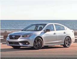  ??  ?? The AWD 2020 Subaru Legacy starts around $23,600.