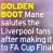  ?? ?? GOLDEN BOOT Mane salutes the Liverpool fans after making it to FA Cup Final