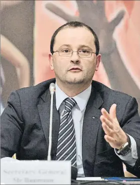  ?? FOTO: FIBA ?? Patrick Baumann, secetario general de la FIBA