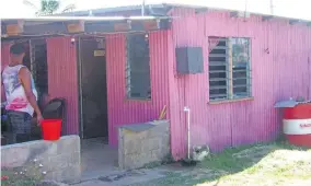  ?? Photo: Kathrin Krishna ?? The home at by Tavakubu Village in Lautoka where the incident took place.