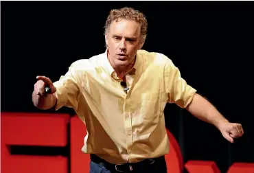  ??  ?? Jordan Peterson: ‘‘ I was pleasantly surprised to see that the audience was very mixed in gender, race and age, and not just grumpy old people like myself,’’ says a letter writer.