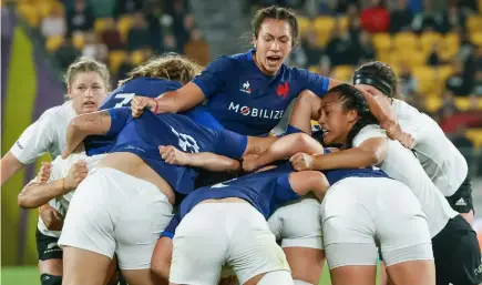  ?? Joe Serci / SPP / SPP / Panoramic ?? La capitaine Manae Feleu et les Bleues passent un test face au XV du Chardon.