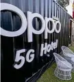  ??  ?? TECH STAY: OPPO has unveiled a mobile hotel to showcase 5G.