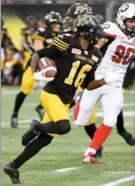  ?? CATHIE COWARD, HAMILTON SPECTATOR FILE PHOTO ?? Hamilton Tiger-Cats’ Brandon Banks had two reasons to celebrate this week.