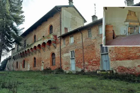  ?? (foto Milani) ?? Il castello di Mirabello teatro della battaglia di Pavia del 1525