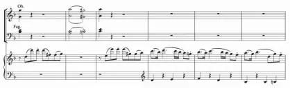  ??  ?? 谱4 莫扎特《d小调钢琴协奏曲》(K.466)节选