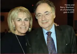  ?? TORONTO STAR FILE PHOTO ?? Honey and Barry Sherman at a fundraisin­g gala in 2017.