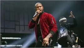  ??  ?? Usher performs at Power 105.1’s Powerhouse 2016at Barclays Center in New York on Oct. 27, 2016.