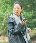  ??  ?? Sandra Oh stepped into the spotlight inKilling Eve and earned an Emmy for the lead drama actress.