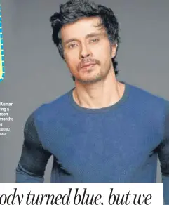  ?? PHOTO: FACEBOOK/ DARSHANKUM­AR ?? Darshan Kumar says playing a sportspers­on involves months of training