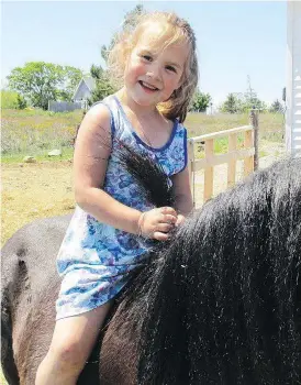  ?? THE CANADIAN PRESS/ CORMIER FAMILY ?? Four-year-old MaCali Cormier died Saturday night after she fell under the wheels of a moving float during the annual Parade of Lights in Yarmouth, N.S.